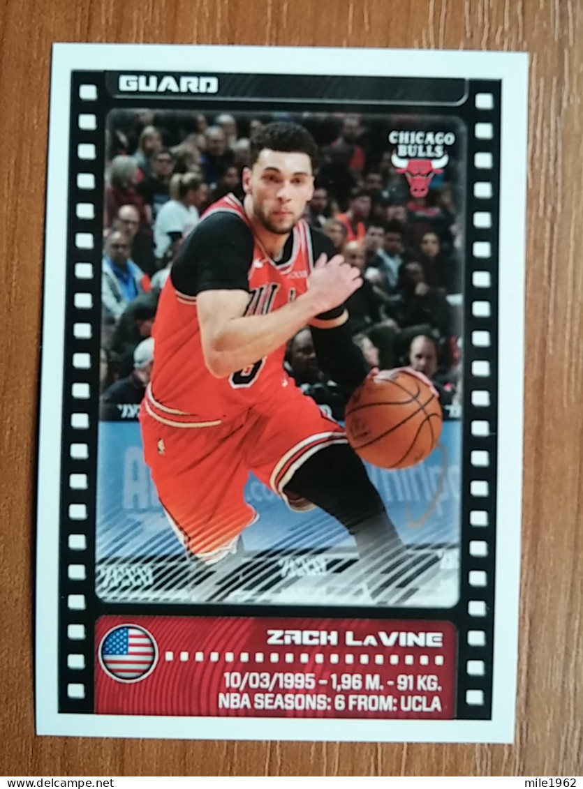 ST 1 - NBA SEASONS 2019-20, Sticker, Autocollant, PANINI, No.86, Zach LaVine, Chicago Bulls - 2000-Now