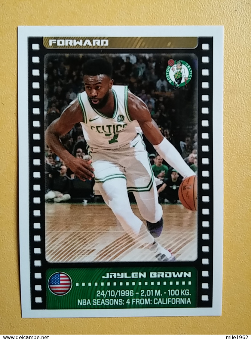 ST 1 - NBA SEASONS 2019-20, Sticker, Autocollant, PANINI, No.45, Jaylen Brown, Boston Celtics - 2000-Now