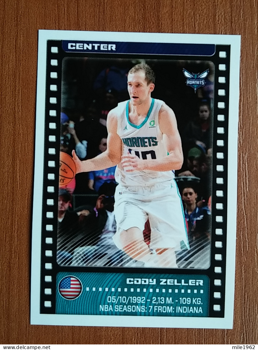 ST 1 - NBA SEASONS 2019-20, Sticker, Autocollant, PANINI, No.78, Cody Zeller, Charlotte Hornets - 2000-Now