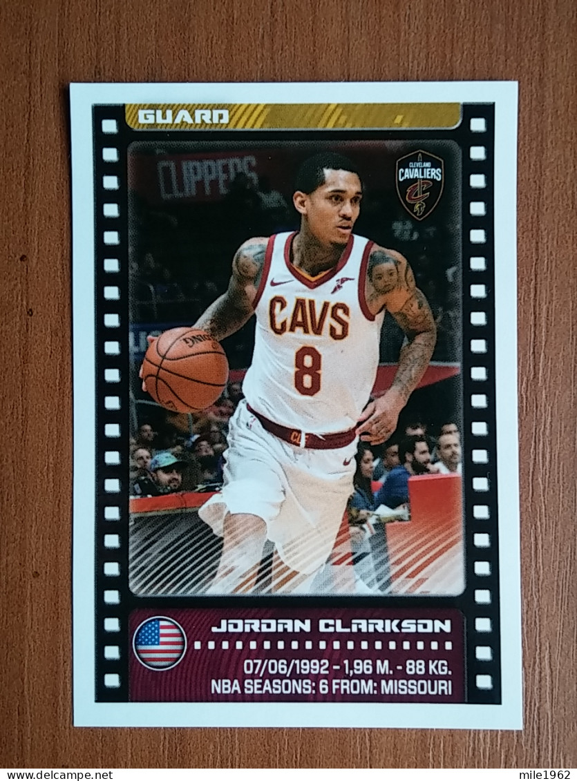 ST 2 - NBA SEASONS 2019-20, Sticker, Autocollant, PANINI, No.98 Jordan Clarkson Cleveland Cavaliers - 2000-Now
