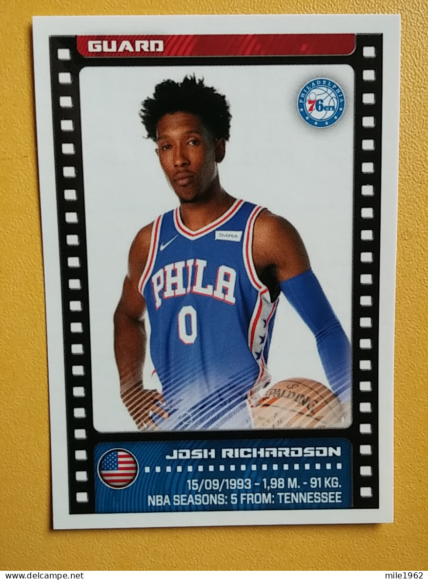 ST 2 - NBA SEASONS 2019-20, Sticker, Autocollant, PANINI, No.192, Josh Richardson, Philadelphia 76ers - 2000-Now