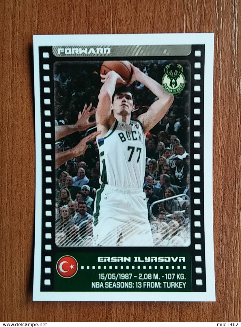 ST 2 - NBA SEASONS 2019-20, Sticker, Autocollant, PANINI, No.154, Ersan İlyasova, Milwaukee Bucks - 2000-Now