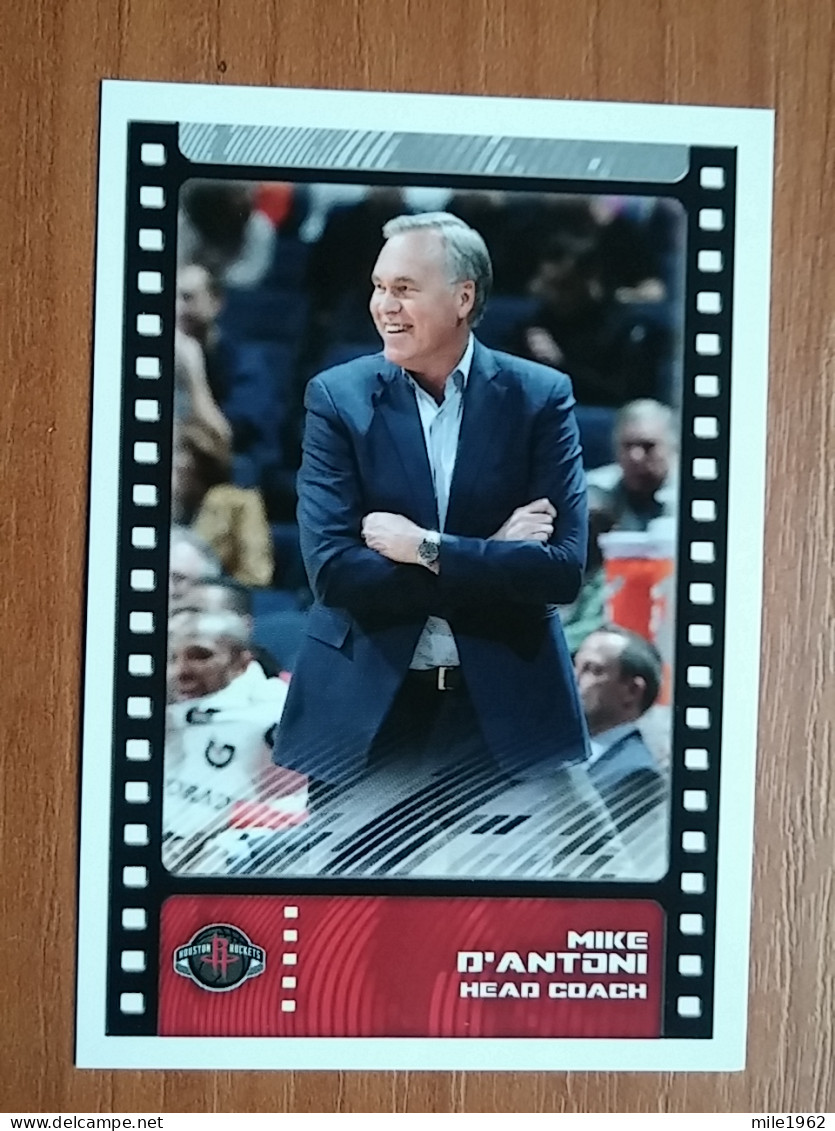 ST 3 - NBA SEASONS 2019-20, Sticker, Autocollant, PANINI, No.274 Mike D'Antoni (head Coach), Houston Rockets - 2000-Now