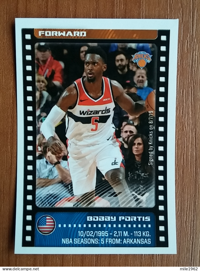 ST 3 - NBA SEASONS 2019-20, Sticker, Autocollant, PANINI, No.165, Bobby Portis, New York Knicks - 2000-Aujourd'hui