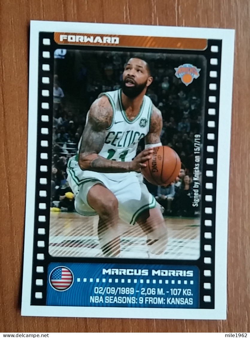 ST 3 - NBA SEASONS 2019-20, Sticker, Autocollant, PANINI, No.164 Marcu Morris, New York Knicks - 2000-Aujourd'hui