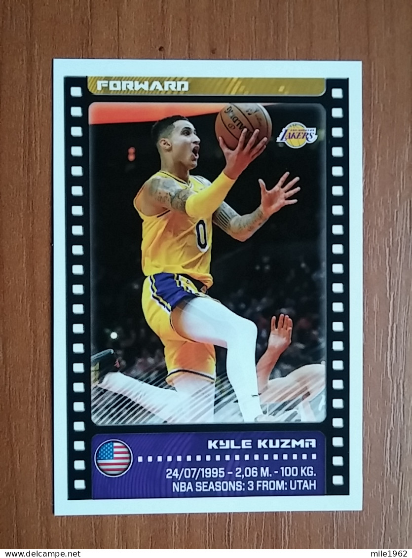 ST 3 - NBA SEASONS 2019-20, Sticker, Autocollant, PANINI, No.297 Kyle Kuzma, Los Angeles Lakers - 2000-Aujourd'hui