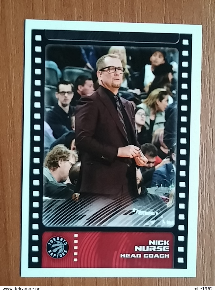 ST 3 - NBA SEASONS 2019-20, Sticker, Autocollant, PANINI, No.209 Nick Nurse (head Coach), Toronto Raptors - 2000-Now