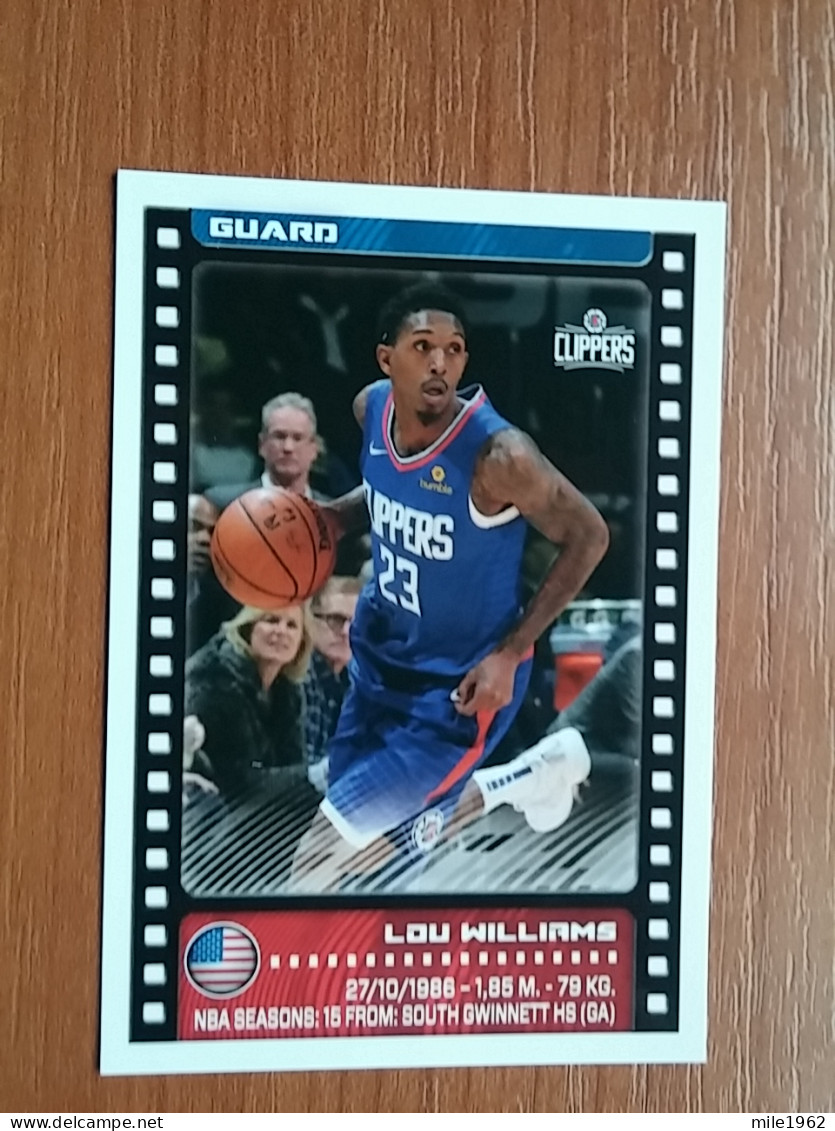 ST 3 - NBA SEASONS 2019-20, Sticker, Autocollant, PANINI, No.285 Lou Williams, Los Angeles Clippers - 2000-Now