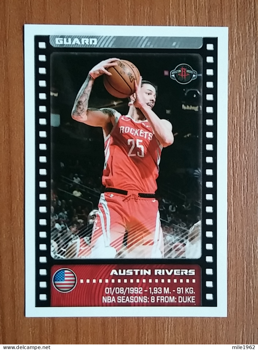 ST 4 - NBA SEASONS 2019-20, Sticker, Autocollant, PANINI, No.270 Austin Rivers, Houston Rockets - 2000-Now