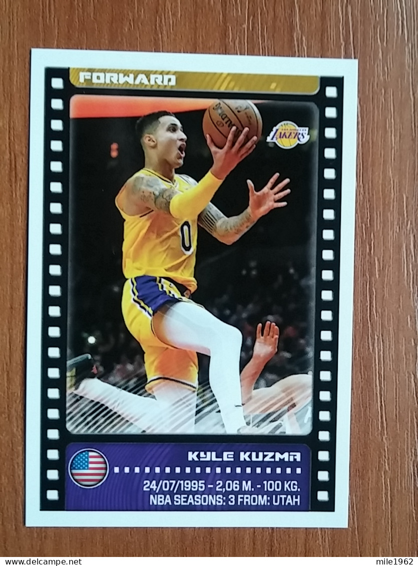 ST 4 - NBA SEASONS 2019-20, Sticker, Autocollant, PANINI, No.297 Kyle Kuzma, Los Angeles Lakers - 2000-Aujourd'hui