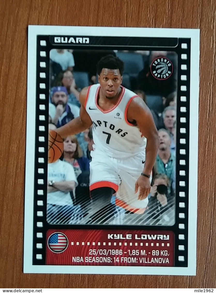 ST 4 - NBA SEASONS 2019-20, Sticker, Autocollant, PANINI, No.205 Kyle Lowry, Toronto Raptors - 2000-Now