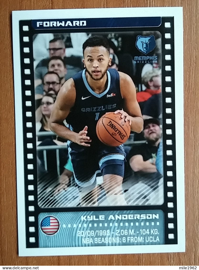 ST 5 - NBA SEASONS 2019-20, Sticker, Autocollant, PANINI, No.305 Kyle Anderson, Memphis Grizzlies - 2000-Now