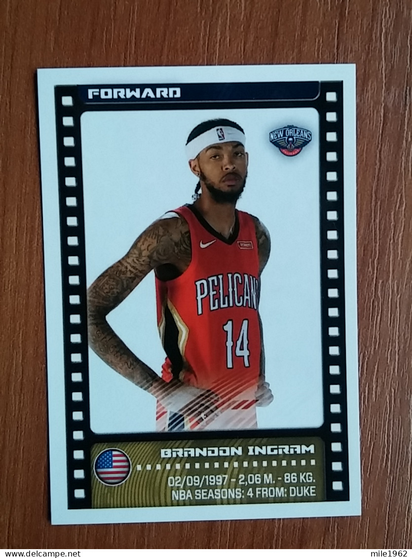 ST 5 - NBA SEASONS 2019-20, Sticker, Autocollant, PANINI, No.335 Ingram Brandon, New Orleans Pelicans - 2000-Aujourd'hui