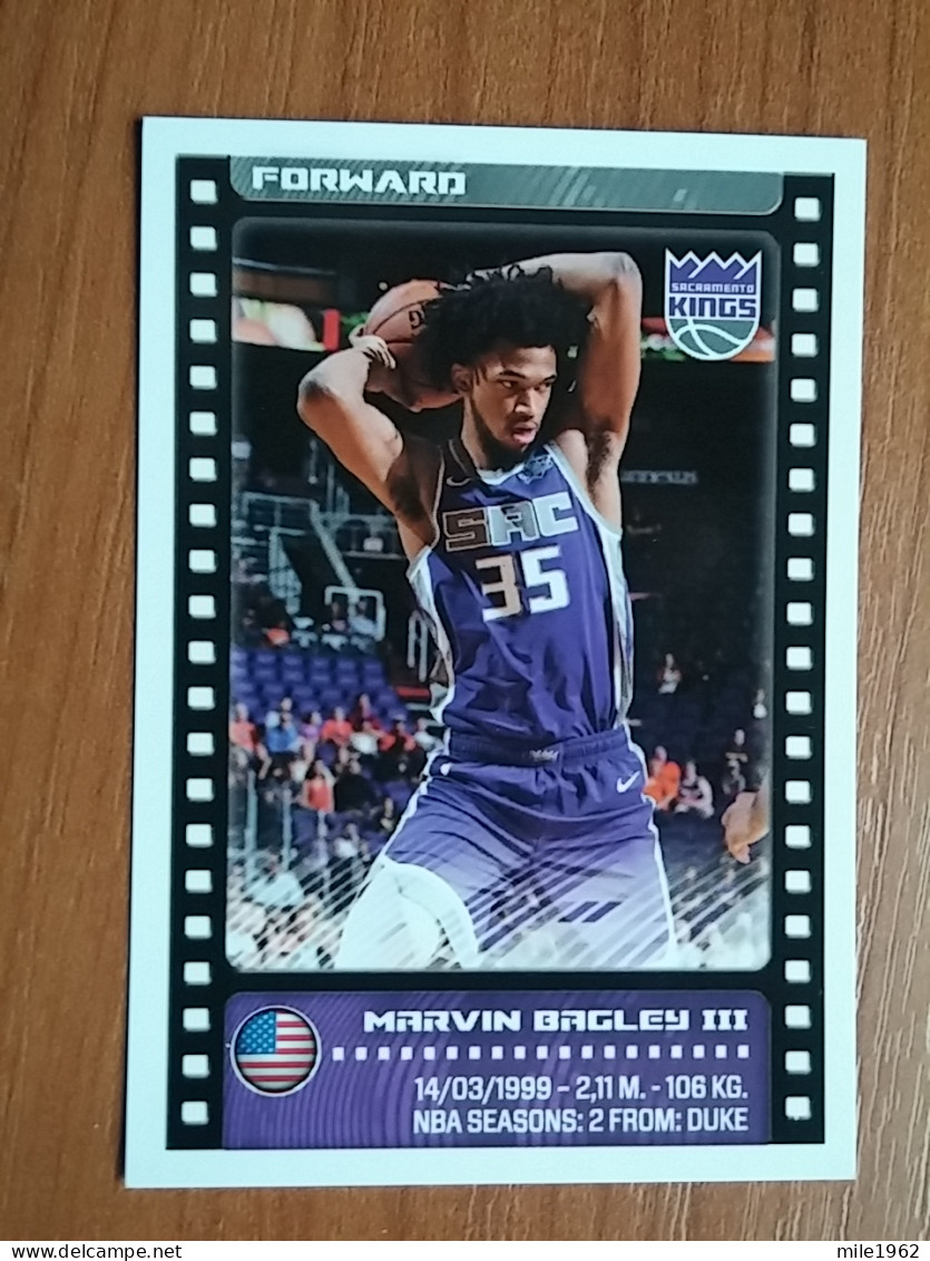 ST 5 - NBA SEASONS 2019-20, Sticker, Autocollant, PANINI, No.384 Marvin Bagley Jr. Sacramento Kings - 2000-Aujourd'hui