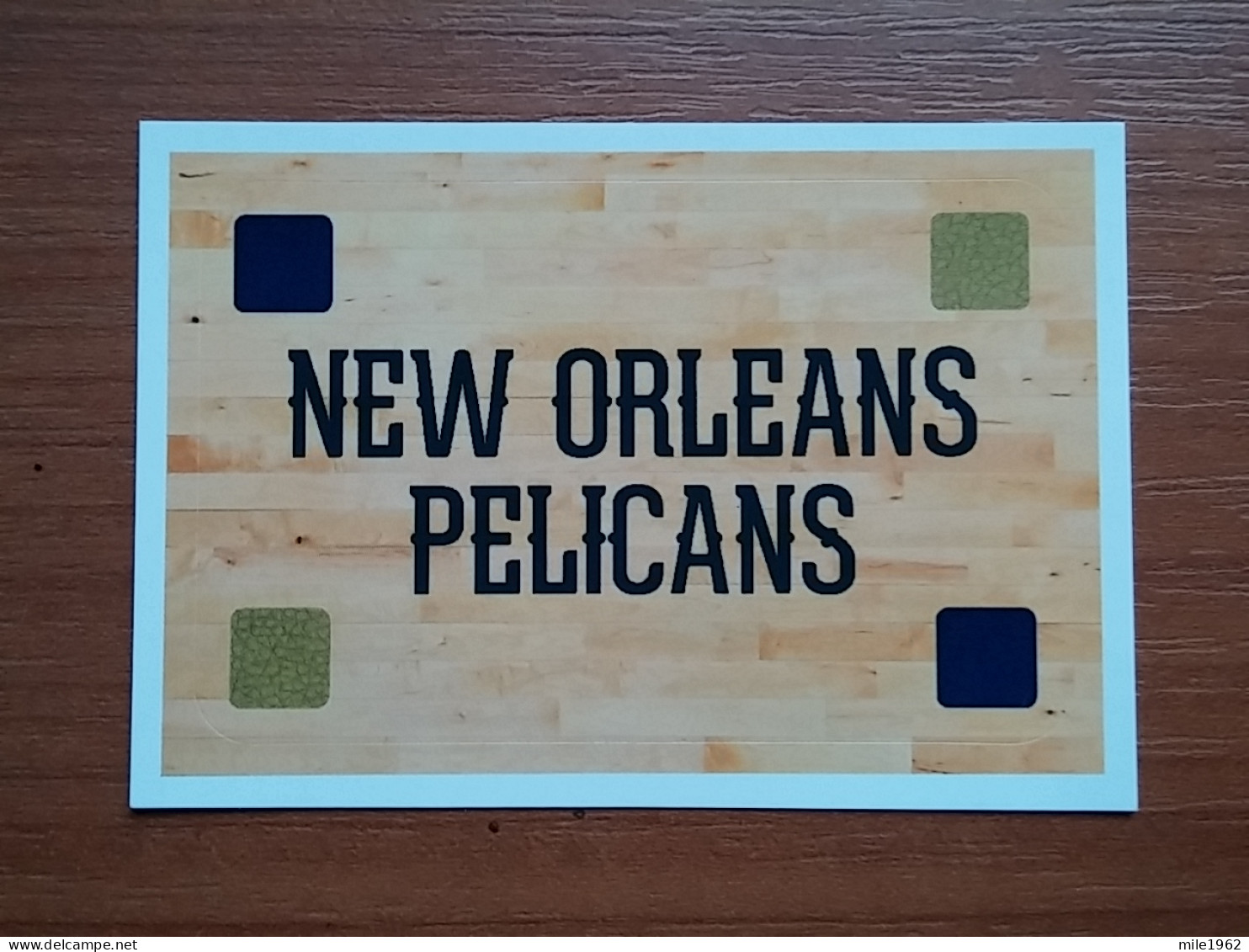 ST 5 - NBA SEASONS 2019-20, Sticker, Autocollant, PANINI, No.342 Team Name, New Orleans Pelicans - 2000-Now