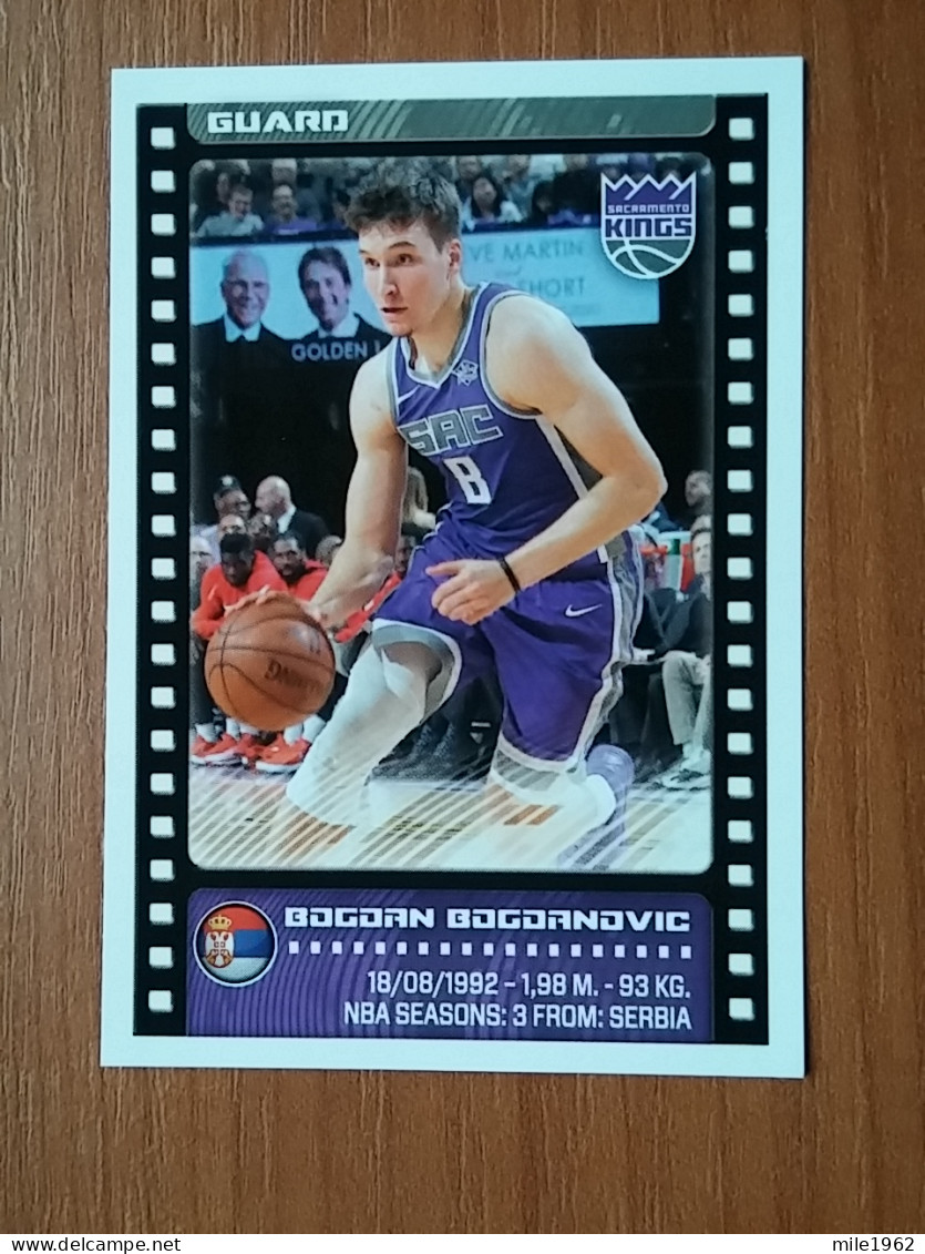 ST 5 - NBA SEASONS 2019-20, Sticker, Autocollant, PANINI, No.386 Bogdan Bogdanovic, Sacramento Kings - 2000-Aujourd'hui