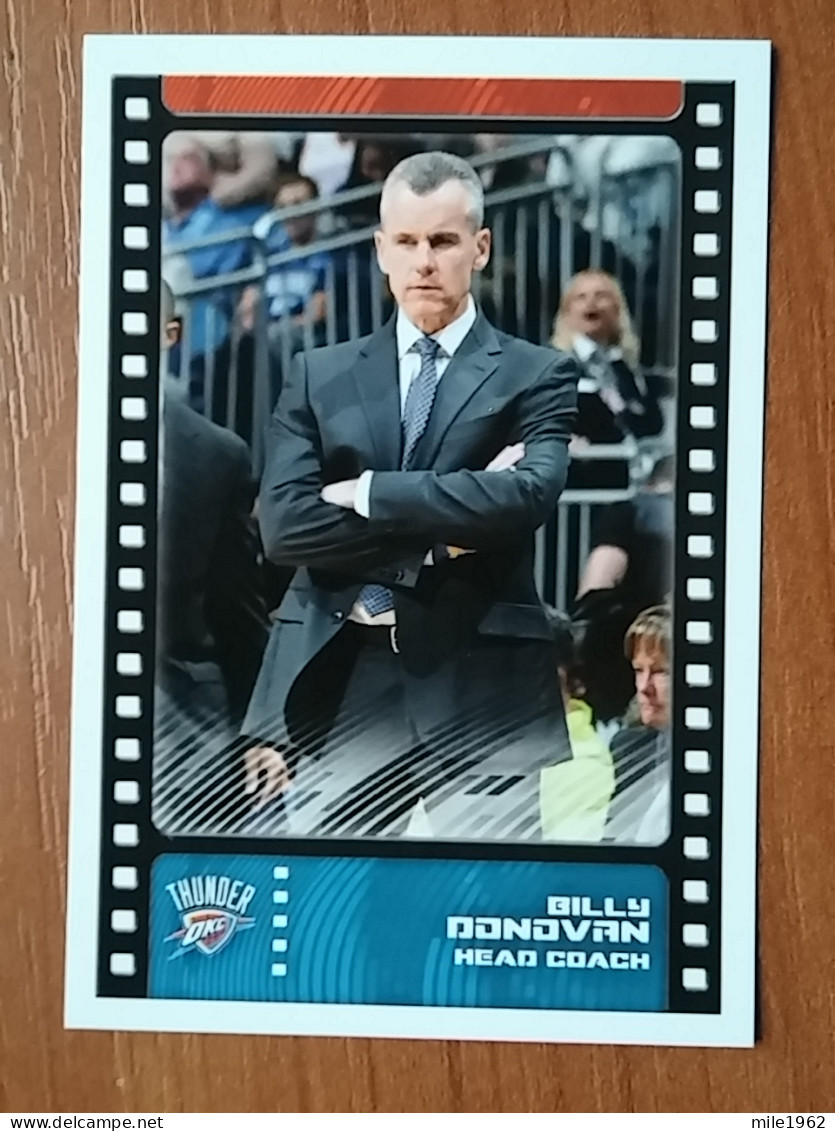 ST 5 - NBA SEASONS 2019-20, Sticker, Autocollant, PANINI, No.352 Billy Donovan (head Coach), Oklahoma City Thunder - 2000-Aujourd'hui