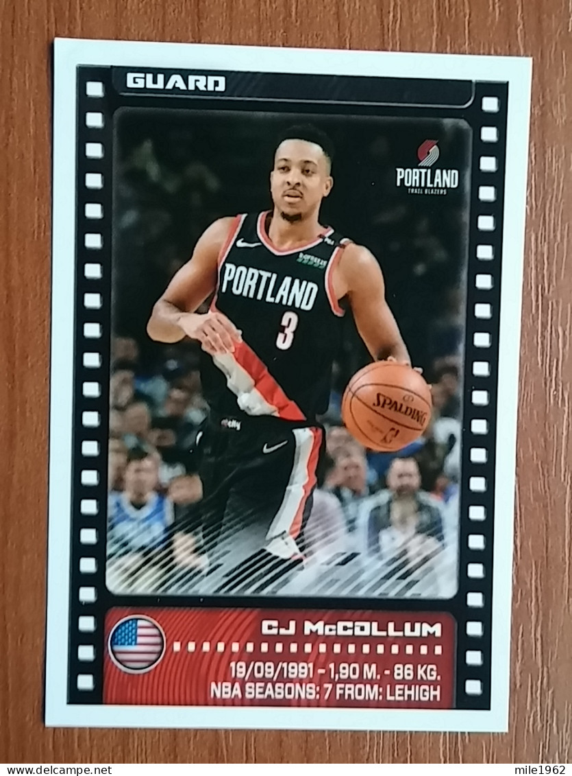 ST 5 - NBA SEASONS 2019-20, Sticker, Autocollant, PANINI, No.375 CJ McCollum, Portland Trailblazers - 2000-Now