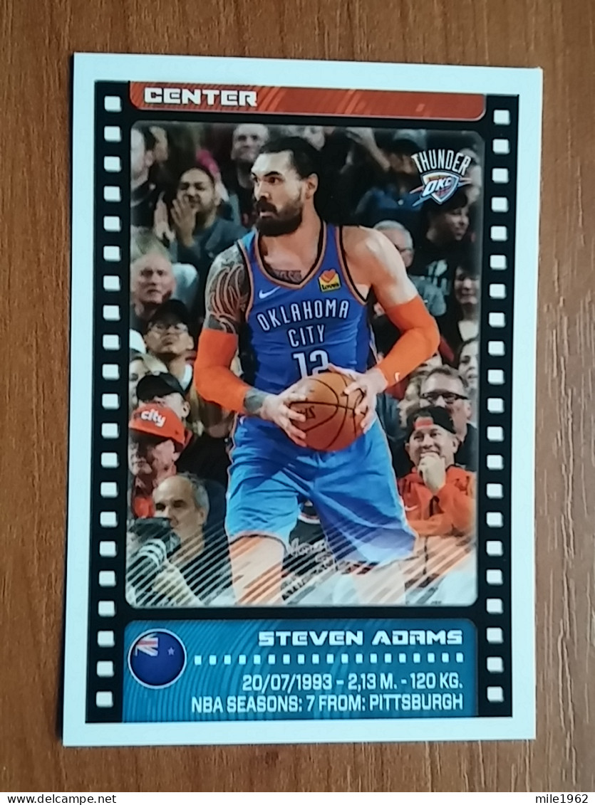 ST 5 - NBA SEASONS 2019-20, Sticker, Autocollant, PANINI, No.344 Steven Adams, Oklahoma City Thunder - Libros