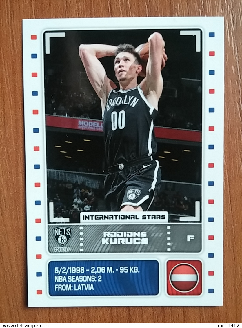 ST 6 - NBA SEASONS 2019-20, Sticker, Autocollant, PANINI, No.435 Rodion Kurucs, International Stars - Livres