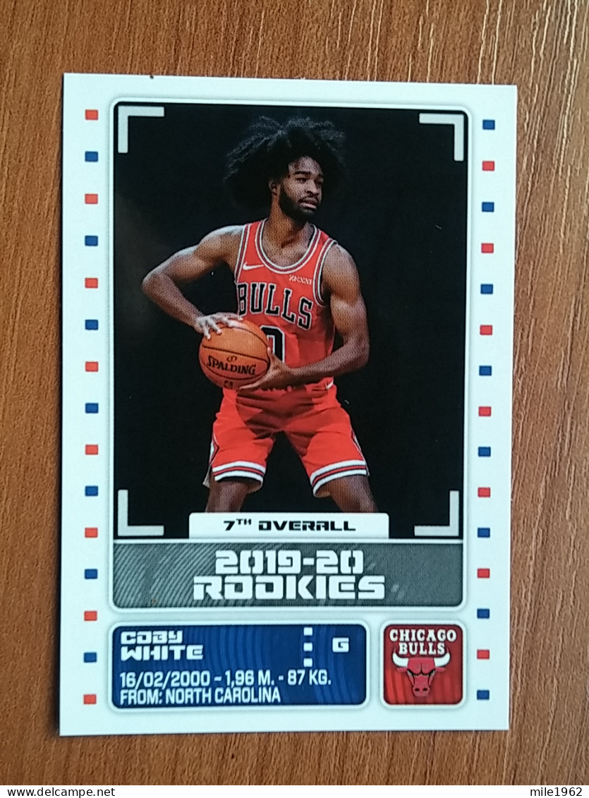 ST 6 - NBA SEASONS 2019-20, Sticker, Autocollant, PANINI, No.449 Coby White, 2019-20 Rookies - Books