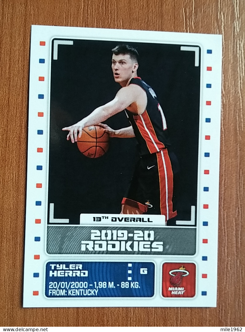 ST 6 - NBA SEASONS 2019-20, Sticker, Autocollant, PANINI, No.455 Tyler Herro, 2019-20 Rookies - Livres