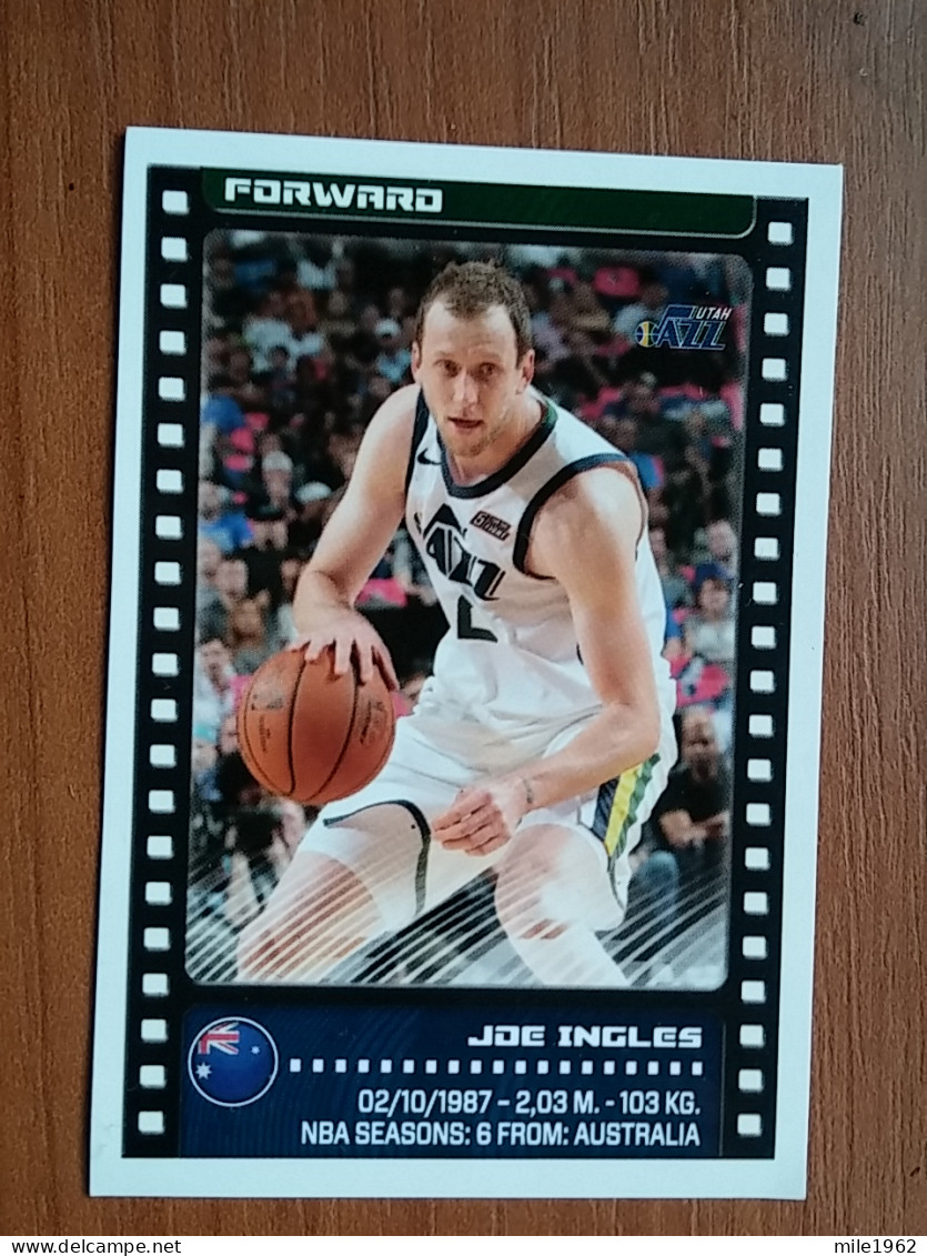 ST 6 - NBA SEASONS 2019-20, Sticker, Autocollant, PANINI, No.414 Joe Ingles, Utah Jazz - Livres