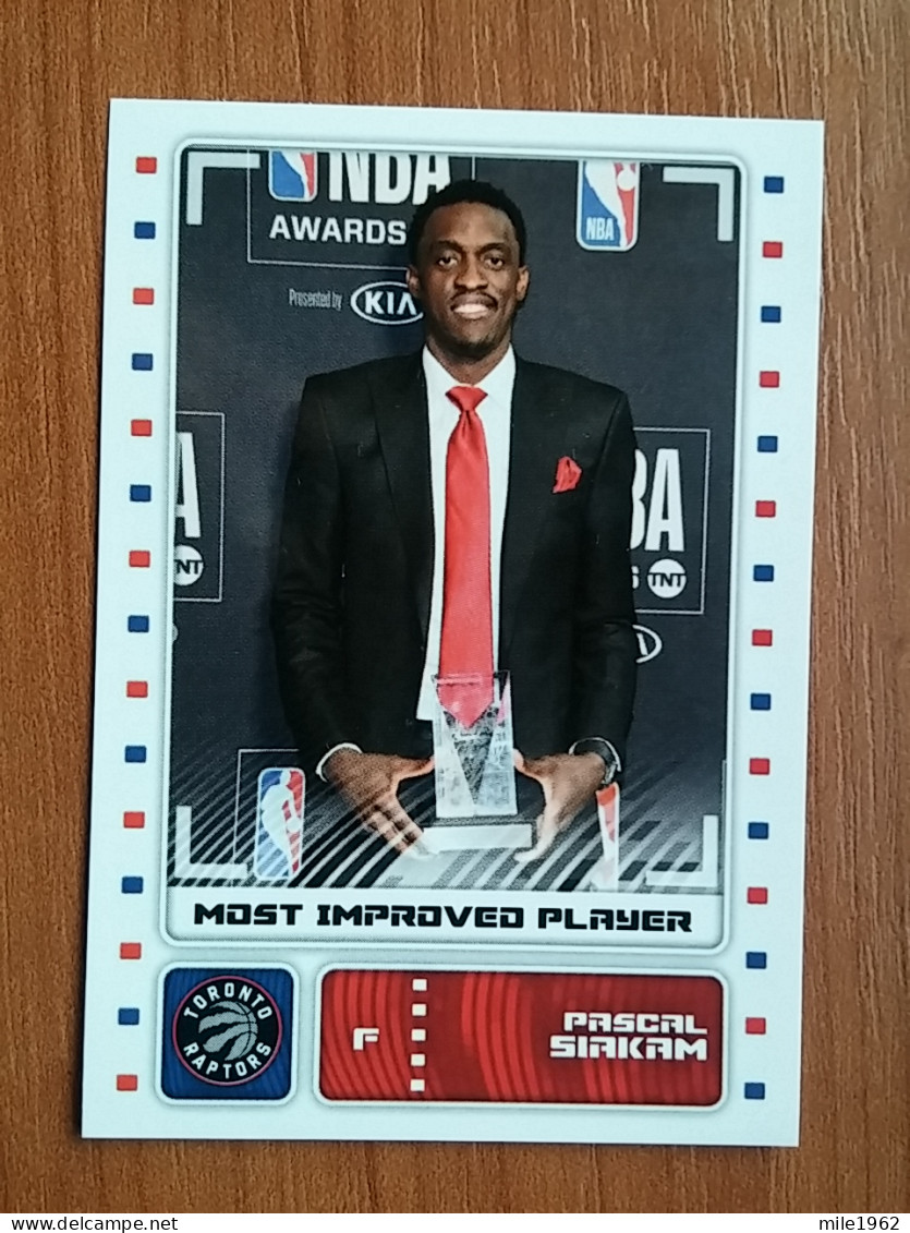 ST 6 - NBA SEASONS 2019-20, Sticker, Autocollant, PANINI, No.426 Pascal Siakam, Stat-Leaders 2018-19 - Books