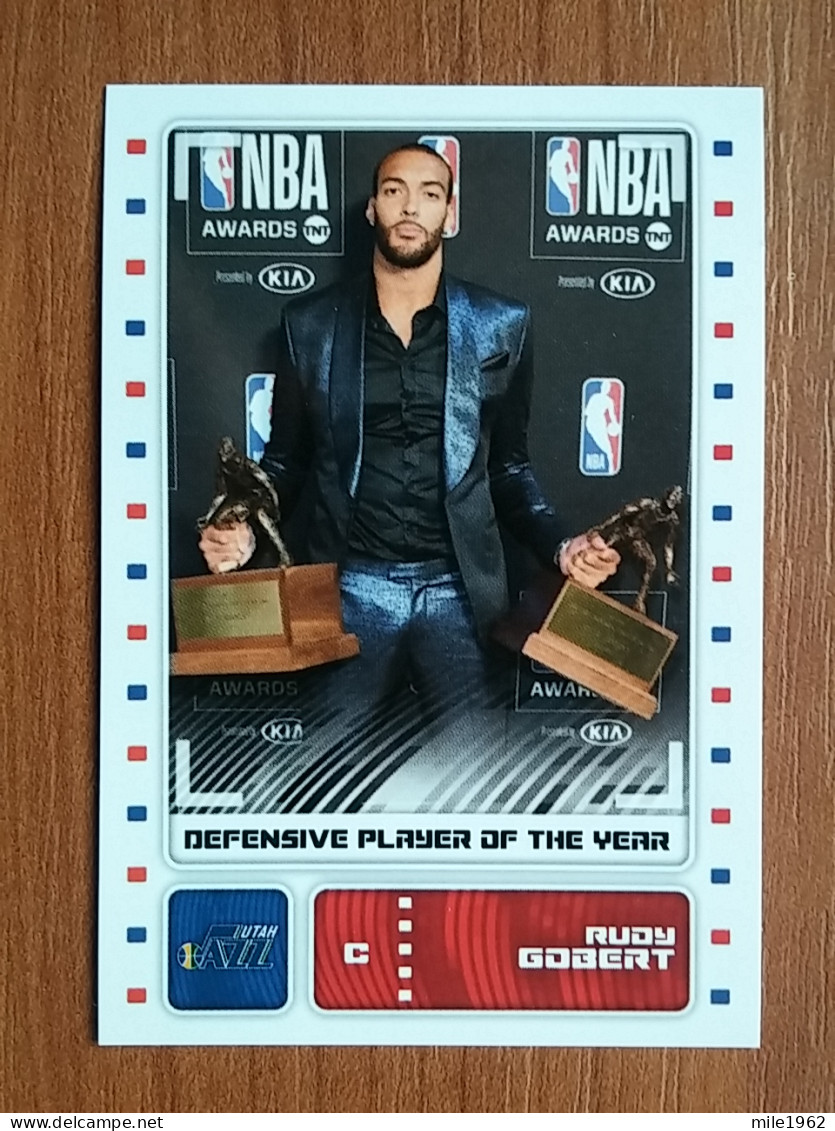 ST 6 - NBA SEASONS 2019-20, Sticker, Autocollant, PANINI, No.425 Rudy Gobert Stat-Leaders 2018-19 - Livres