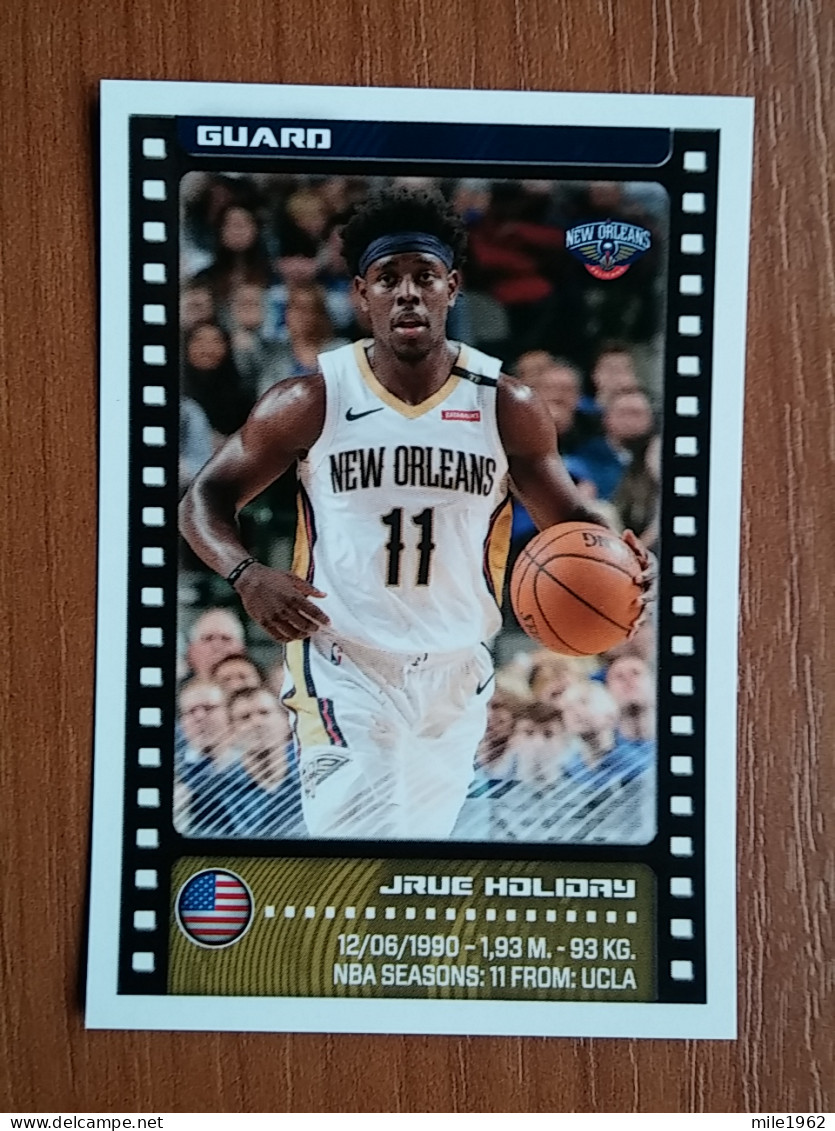 ST 7 - NBA SEASONS 2019-20, Sticker, Autocollant, PANINI, No. 334 Jrue Holiday New Orleans Pelicans - Books