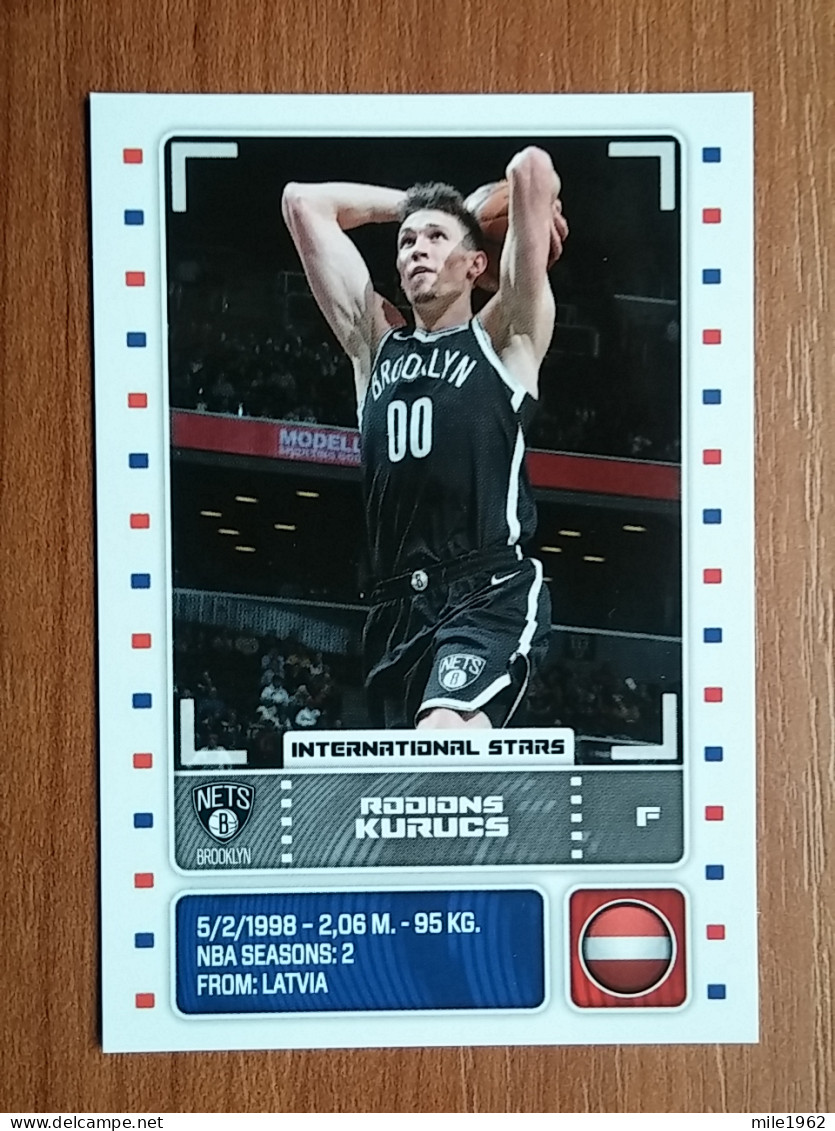 ST 7 - NBA SEASONS 2019-20, Sticker, Autocollant, PANINI, No. 435 Rodion Kurucs International Stars - Books