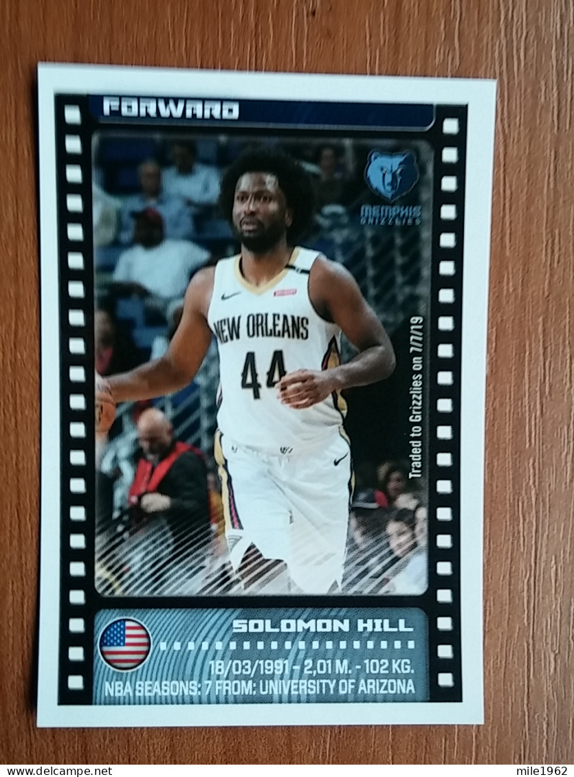 ST 7 - NBA SEASONS 2019-20, Sticker, Autocollant, PANINI, No. 308 Solomon Hill Memphis Grizzlies - Books