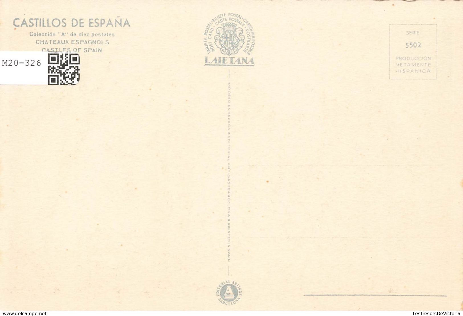 ESPAGNE - Cuenca - Castillo De Belmonte - Colorisé - Château - Carte Postale Ancienne - Cuenca