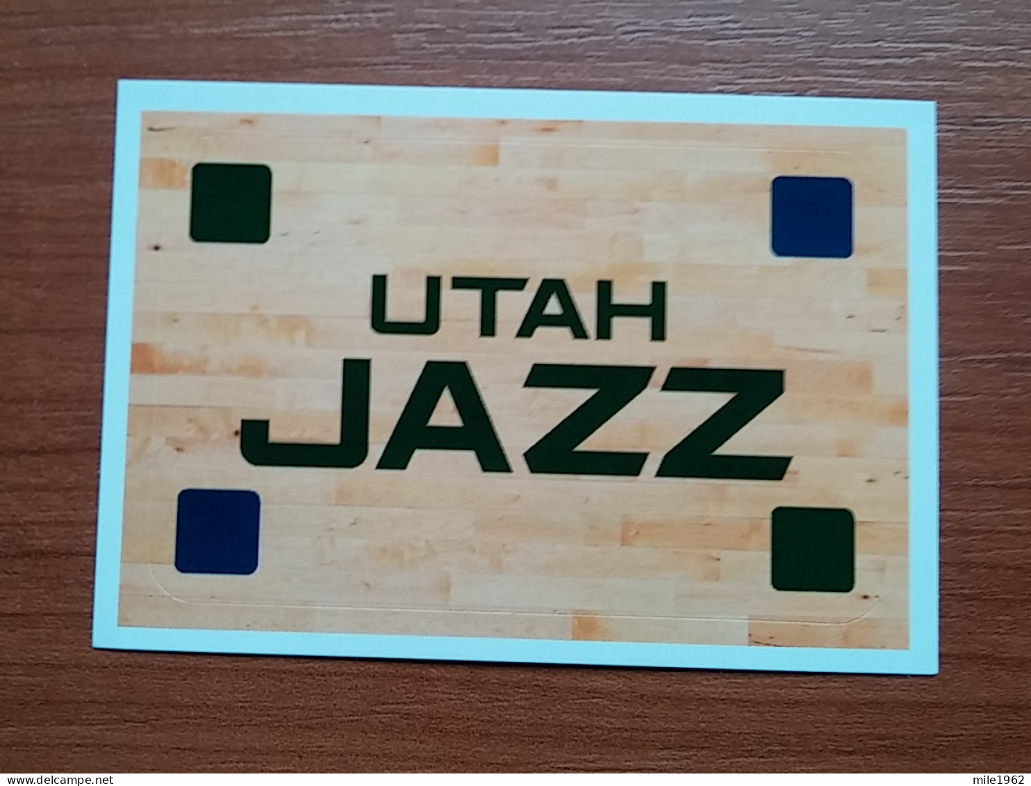 ST 8 - NBA SEASONS 2019-20, Sticker, Autocollant, PANINI, No. 420 Team Name Utah Jazz - Books