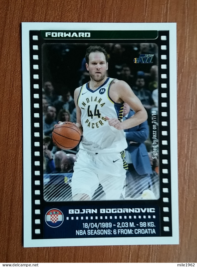 ST 8 - NBA SEASONS 2019-20, Sticker, Autocollant, PANINI, No. 409 Bojan Bogdanović Utah Jazz - Livres