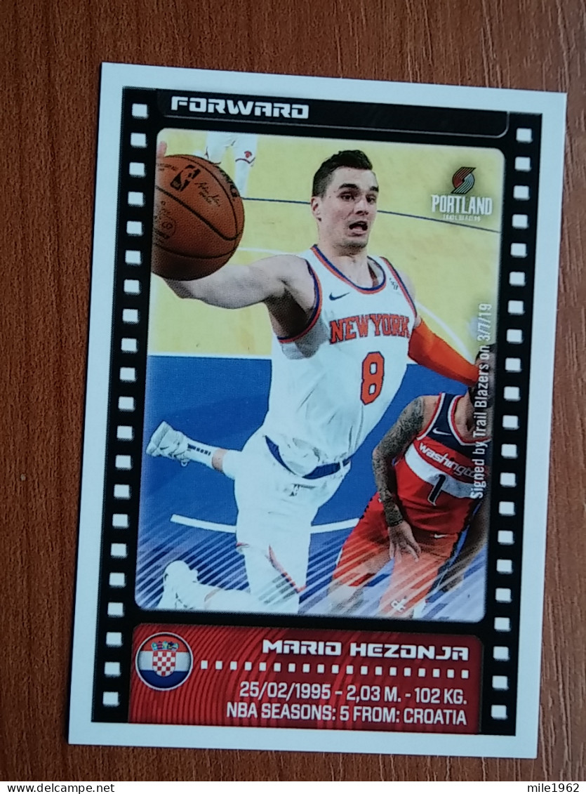 ST 8 - NBA SEASONS 2019-20, Sticker, Autocollant, PANINI, No. 372 Mario Hezonja Portland Trailblazers - Livres