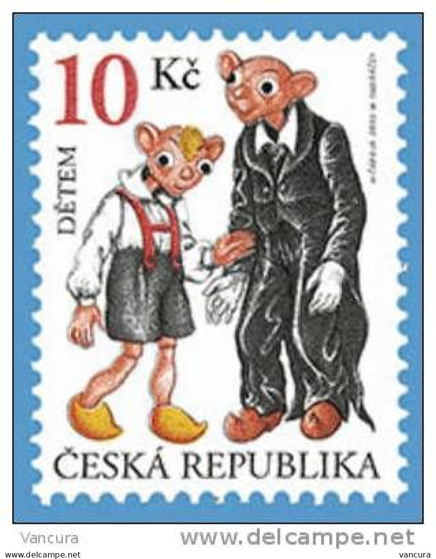 ** 599 Czech Republic Spejbl And Hurvinek Puppets 2009 - Marionnettes