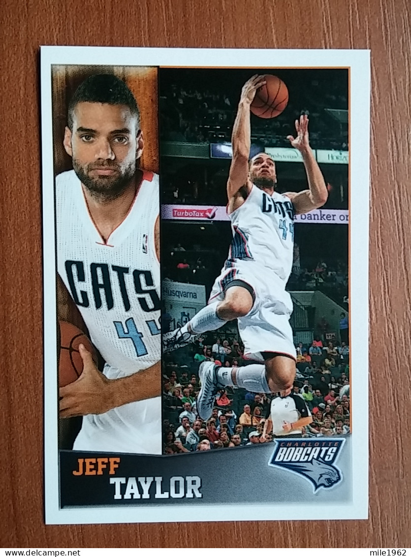 ST 9 - NBA SEASONS 2013-14, Sticker, Autocollant, PANINI, No. 120 Jeff Taylor Charlotte Bobcats - Books