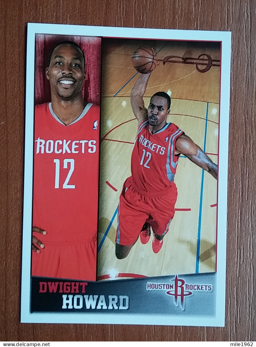 ST 9 - NBA SEASONS 2013-14, Sticker, Autocollant, PANINI, No. 166 Dwight Howard Houston Rockets - Books