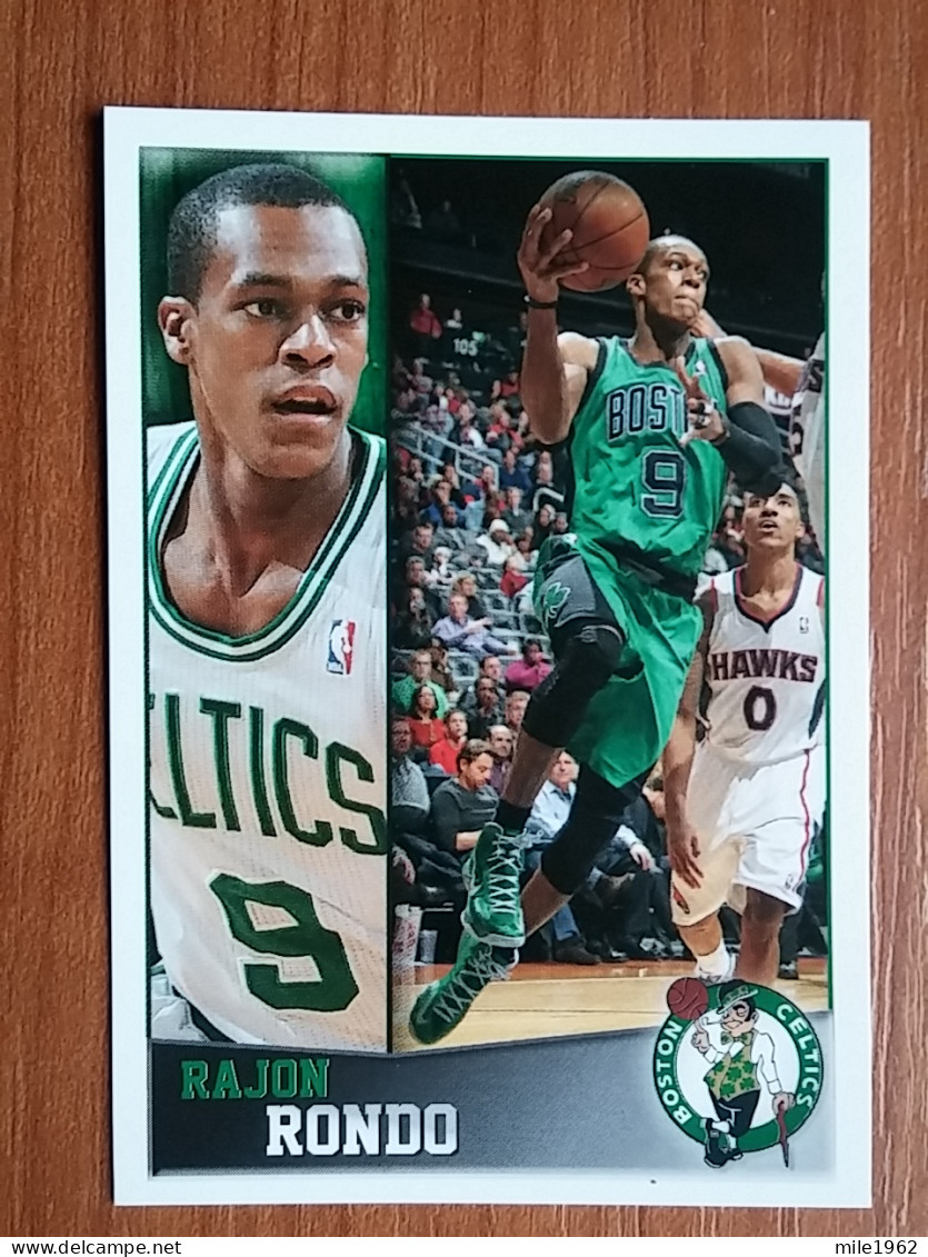 ST 9 - NBA SEASONS 2013-14, Sticker, Autocollant, PANINI, No. 13 Rajon Rondo Boston Celtics - Libri