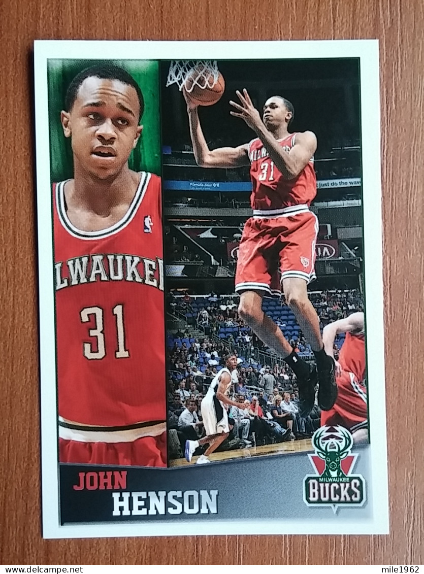 ST 10 - NBA SEASONS 2013-14, Sticker, Autocollant, PANINI, No. 99 John Henson Milwaukee Bucks - Books