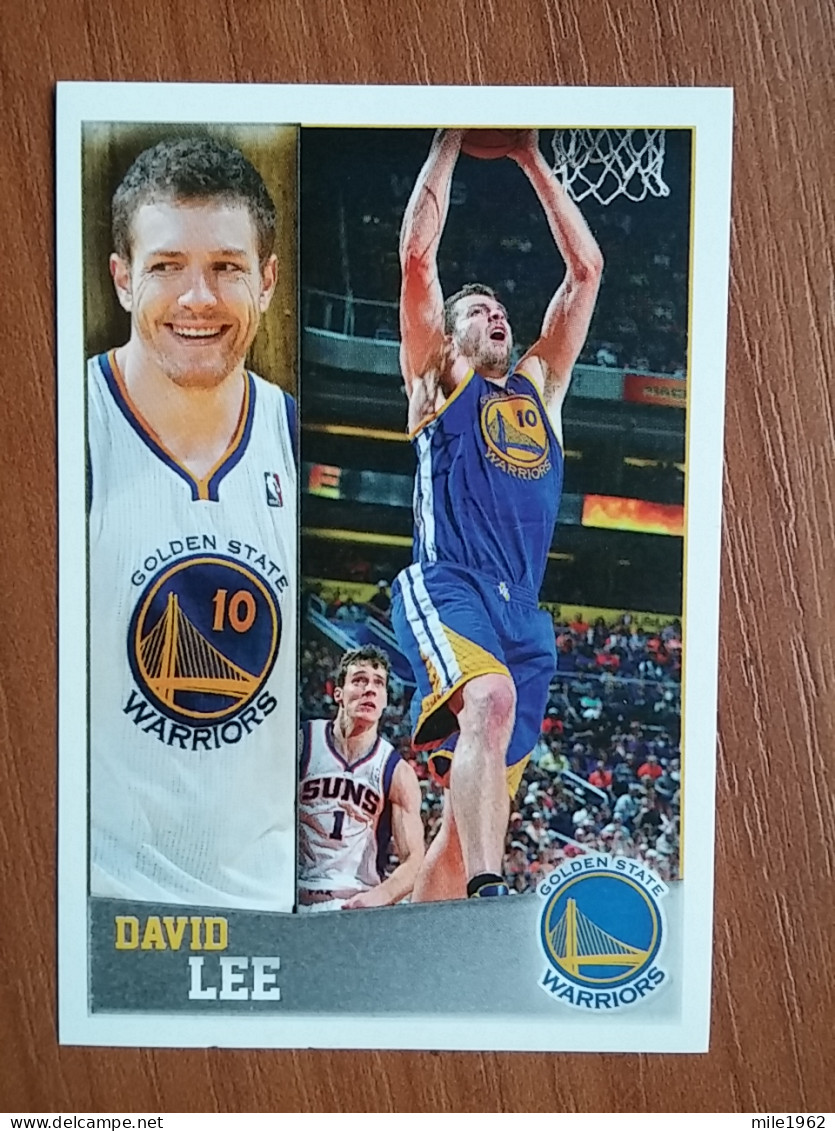 ST 10 - NBA SEASONS 2013-14, Sticker, Autocollant, PANINI, No. 258 David Lee Golden State Warriors - Libros