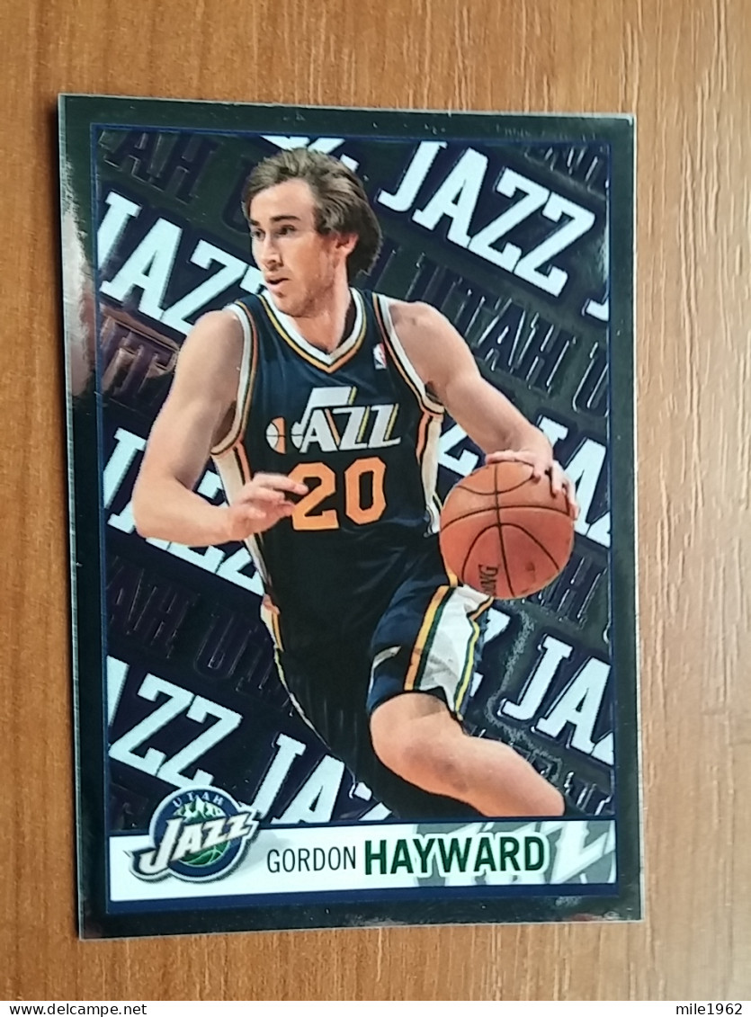 ST 10 - NBA SEASONS 2013-14, Sticker, Autocollant, PANINI, No. 247 Gordon Hayward Utah Jazz - Books