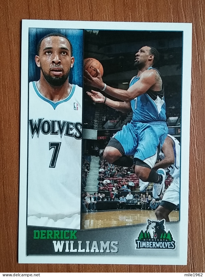 ST 10 - NBA SEASONS 2013-14, Sticker, Autocollant, PANINI, No, 219 Derrick Williams Minnesota Timberwolves - Livres