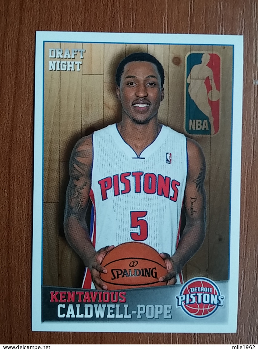 ST 11 - NBA SEASONS 2013-14, Sticker, Autocollant, PANINI, No 343 Kentavious Caldwell-Pope Detroit Pistons - Livres