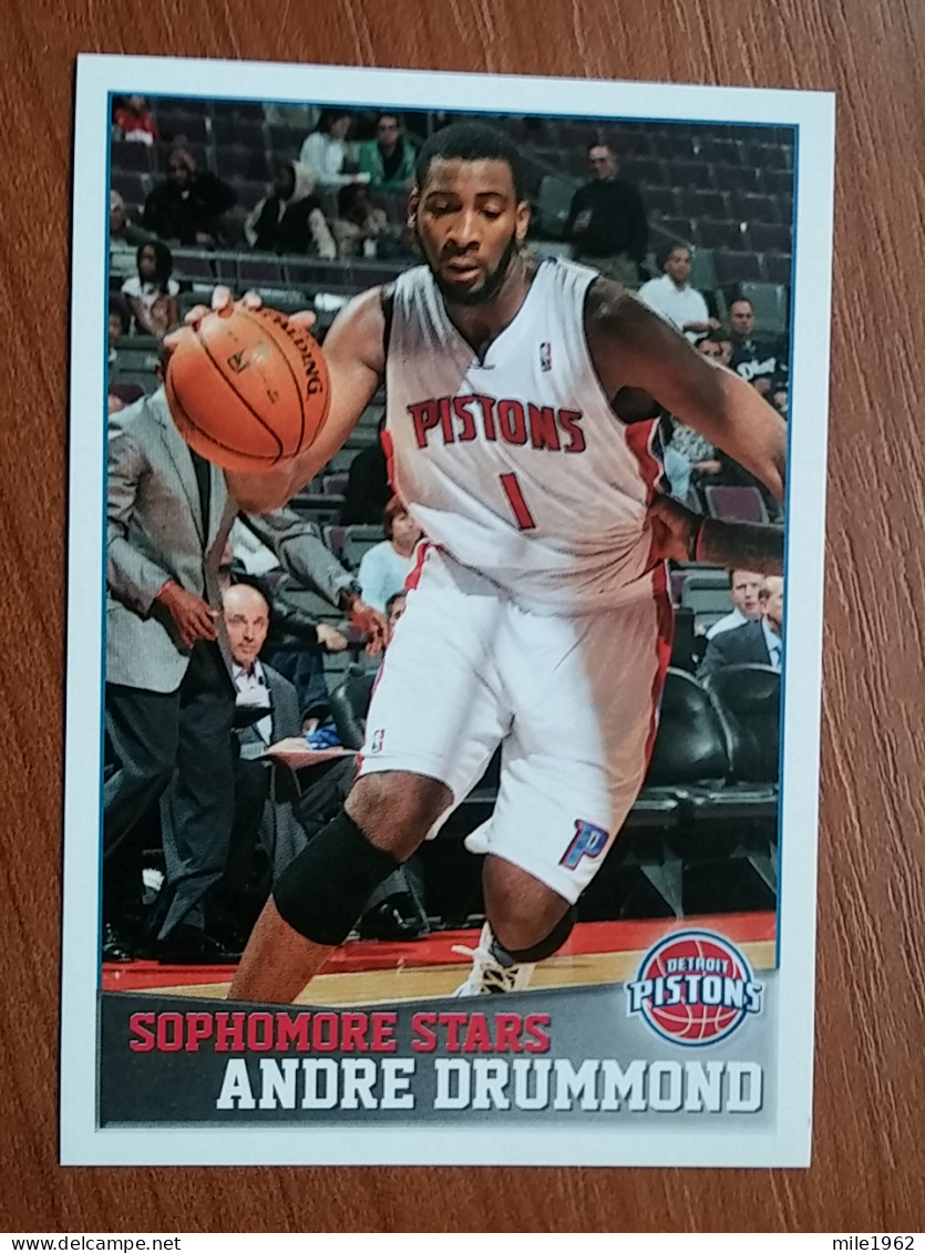 ST 11 - NBA SEASONS 2013-14, Sticker, Autocollant, PANINI, No 353 Andre Drummond Detroit Pistons - Books