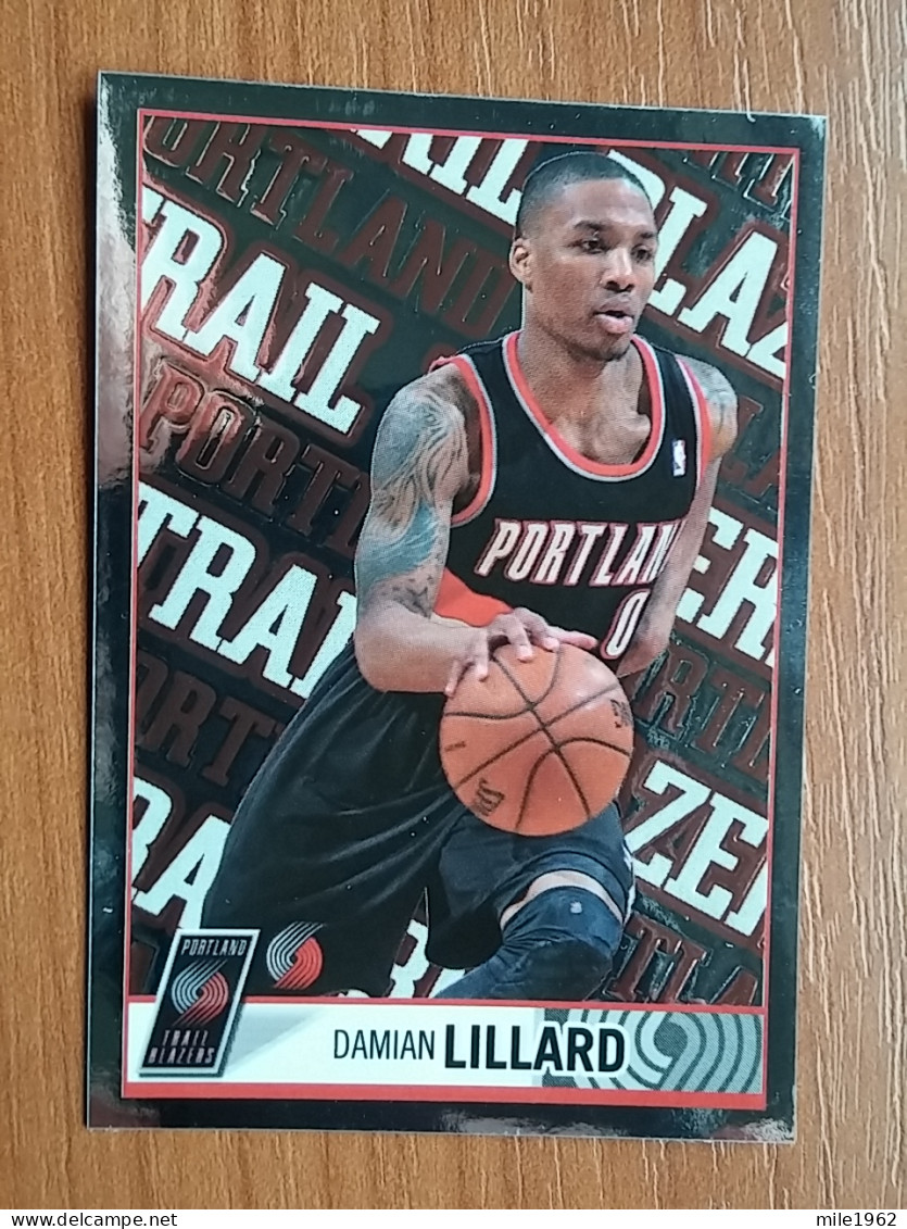 ST 11 - NBA SEASONS 2013-14, Sticker, Autocollant, PANINI, No 244 Damian Lillard Portland Trail Blazers - Books