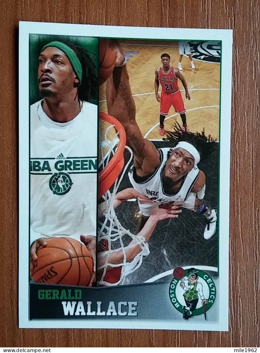 ST 11 - NBA SEASONS 2013-14, Sticker, Autocollant, PANINI, No 9 Gerald Wallace Boston Celtics - Books