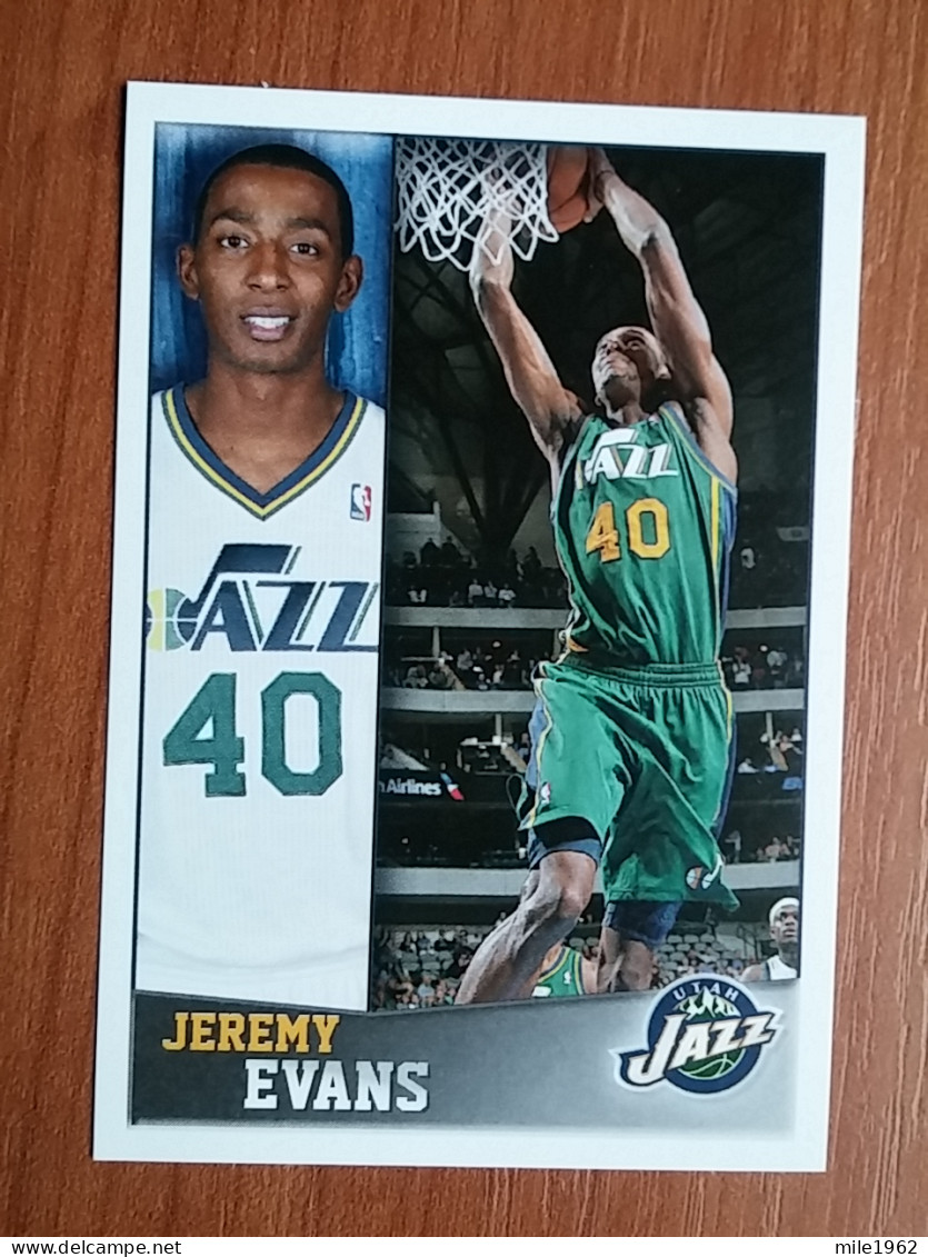 ST 11 - NBA SEASONS 2013-14, Sticker, Autocollant, PANINI, No 248 Jeremy Evans Utah Jazz - Books