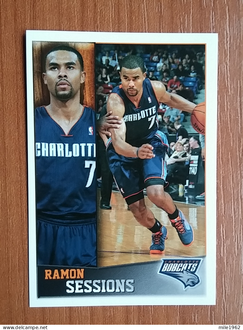 ST 11 - NBA SEASONS 2013-14, Sticker, Autocollant, PANINI, No 122 Ramon Sessions Charlotte Bobcats - Livres